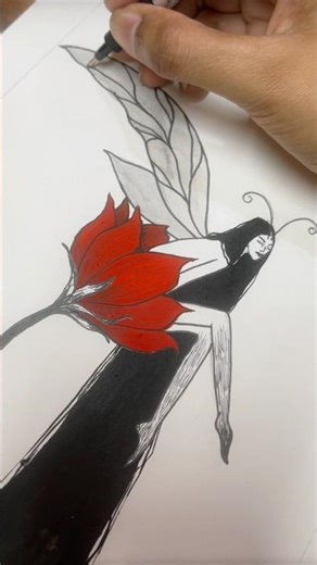 CREATE a Beautiful Butterfly INSPIRED Human Creature Painting with Easy Sketch Tutorial