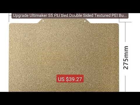 Upgrade Ultimaker S5 PEI Bed Double Sided Textured PEI Build ... — Amazing Value 2026 | Must Have!