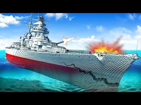 SINKING BATTLESHIP SURVIVAL! (Stormworks)
