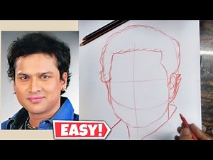 Zubeen Garg Drawing | How to draw Zubeen Garg