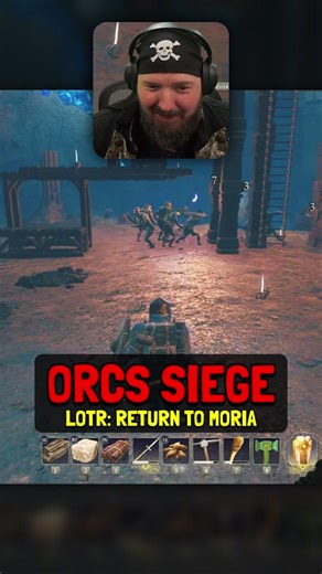ORCS SIEGE TWICE! ⚔️ Game - The Lord of the Rings: Return to Moria #thelordoftheringsreturntomoria #thelordoftherings #lotr #moria #dwarf #dwarves #orc #orcs #combat #gaming #multiplayer #survival #burkeblack #burke