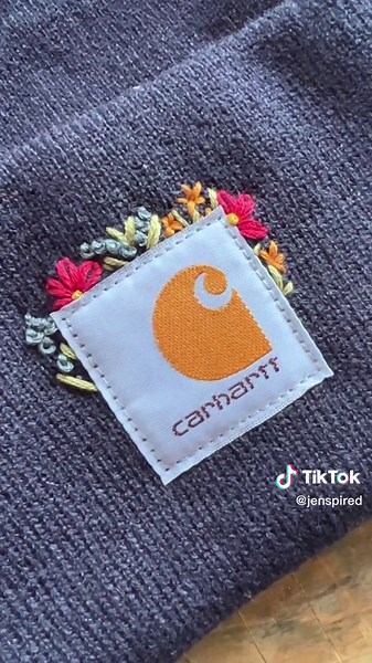 Beanies of the Month | Carhartt Beanie Embroidery Stitchkindness