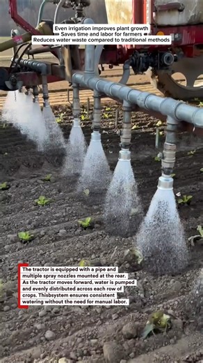 Smart Tractor Irrigation System in Action