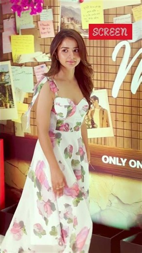 Mahima Makwana Aces Floral Chic At 'Musafir Cafe' Trailer Preview | Screen | #shorts