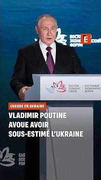 Vladimir Putin admits to underestimating Ukraine
