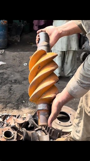 Old & Rusty Screw Auger Rebuilt Like New