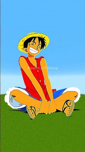 One Piece's Pirate Legends in Minecraft Pixel Art | Luffy, Zoro, Nami & Nico Robin