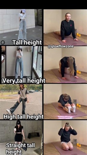 “Very Tall Height Secrets 😳🔥 Instantly Look Taller & Attractive | GlowFlowZone 💯”