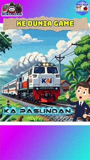 WAW!! Game Kereta Api Pasundan ?! #shorts #keretaapi #bukuajaib #game