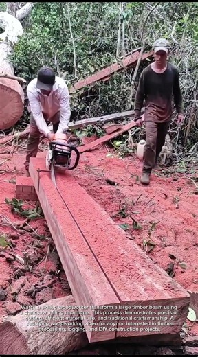 Chainsaw Beam Cutting