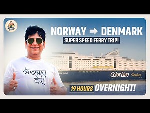 Epic 19-Hour Ferry Journey from Norway to Denmark | Color Line Cruise Vlog
