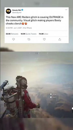 This new ARC Raiders glitch from the new map in update! #arcraiders #arcraidersnews #arcraidersclips