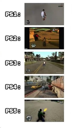 PARTE 3| GTA SAN PS1 VS PS2 VS PS3 VS PS4 VS PS5 #pcbuild #pc #pcgaming #gpu #graphics #graphicscard