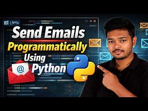📧 Send Emails Programmatically Using Python | Step-by-Step Tutorial