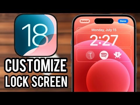 How to Customize Lock Screen in iOS 18!