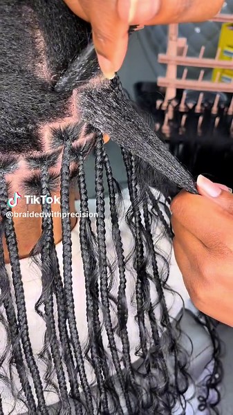 How to Install Boho Knotless Braids | Braiding Tutorial