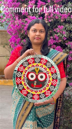 How to make Jagannath wall hanging || #shorts #viral #art #diy #craft #decoration #handmade