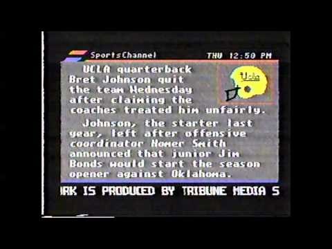 Sports Plus Network on SportsChannel 8/23/90 - Part 1