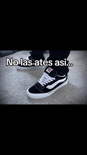 cómo atar cordones de tus Vans o tus zapatillas, para que queden mas facheras #tutorial #vans #zapatillas#sneakers#atar #cordones#como#parati