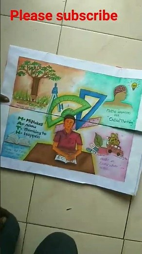 maths day poster making #trending