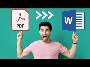 How to Convert PDF to Word for Free