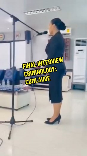 Final Panel Interview for PNP Application - Criminology Cum Laude