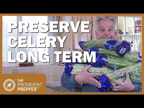 Food Storage: How to Preserve Celery for Long Term Storage
