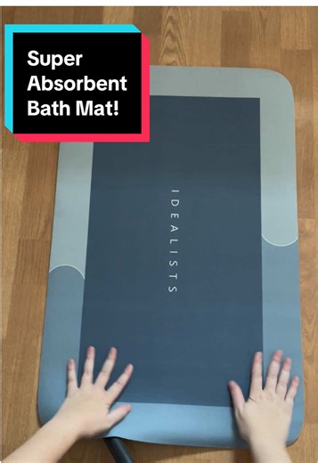 This Idealists super absorbent bath mat works really well! It absorbed water quickly yet the water didn’t leak through! It was a little thinner than I expected but that didn’t stop it from absorbing a large amount of water! I added a cart to the one I got below! #Bathmat #ShowerMat #ShowerCurtainHack #WaterAbsorption #Mat