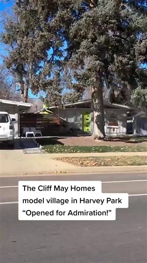 Denver’s Cliff May Homes models opened to the public 67 years ago this week! #CliffMayHomes #Denver #HarveyPark #midmod #midmodColorado