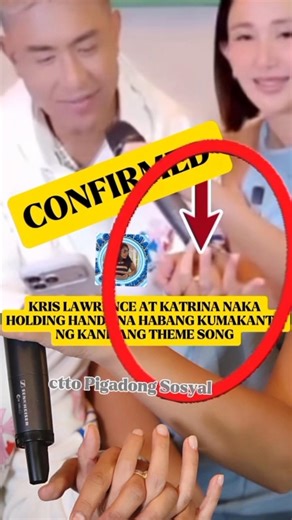 Trending KRIS LAWRENCE At Katrina Naka holding Hands, Habang Kumakanta Sa Live nila#viral