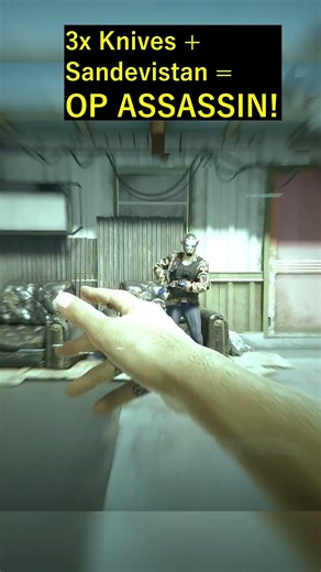 3x Knives + Sandevistan = GOD MODE 🔪🔥#shorts