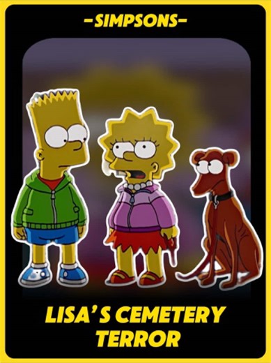 Lisa’s cemetery terror #simpsons #foryou #fyp | Lisa Simpsons