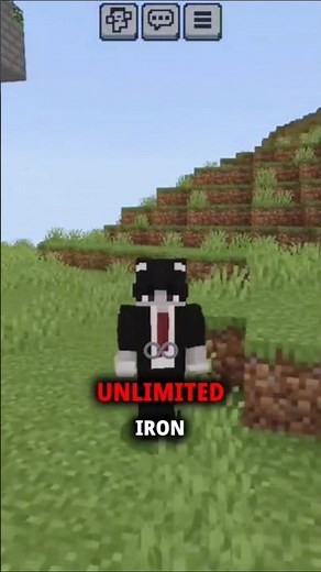 how to make Iron farm in minecraft 🤑....... #minecraft