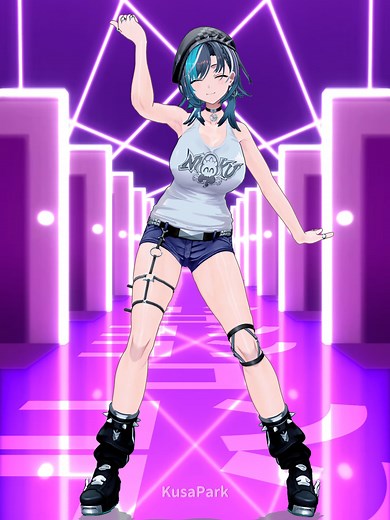 輪堂千速の魅力を引き出すホロライブMMD