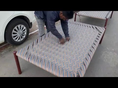 How to Make Rope Bed - Charpoy - Cot - Manja Bed
