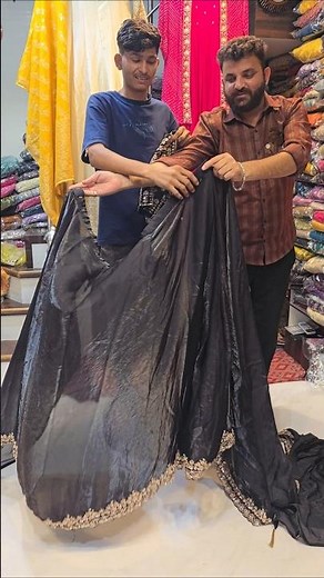 🖤 Stunning Black Ruffled Ready to Wear Saree Collection #trending #trending #rooprani