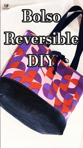 ✂️ Bolso Reversible SIN Cremallera ✂️ DIY Fácil y Práctico #costuracreativa