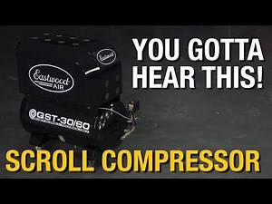 QST Scroll Compressor - Mark Explains Technology & Performance VS Piston Compressor - Eastwood