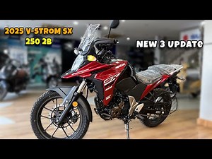 2025 Suzuki V-Strom SX 2B New Model Review - On Road Price Engine Update New Features | vstrom250