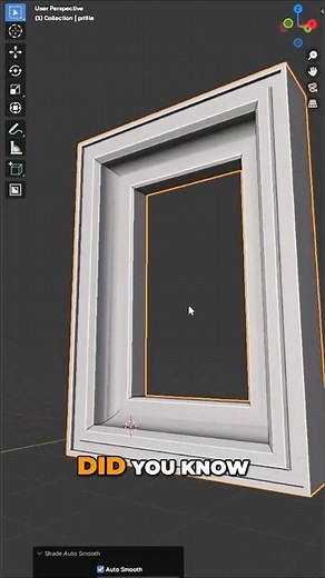Perfect 45° Profile in Blender 3D – Quick & Easy Guide!