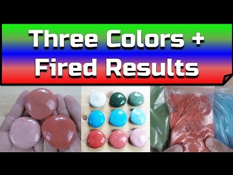 How to Add Colors to Clay using Mason Stains | Ceramics
