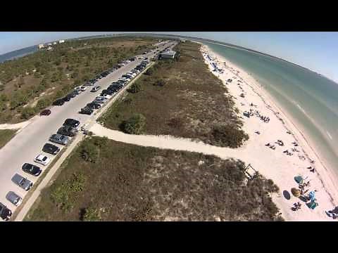 Aerial View of Honeymoon Island Beach and State Park