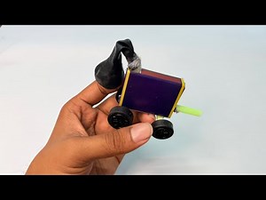 Balloon Powered Car Craft | Easy Science Experiment for Kids | Matchbox