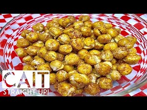 Crispy Roasted Chickpeas Recipe | Cait Straight Up