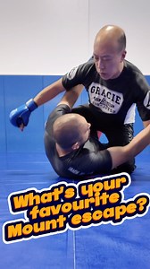 What is your favourite mount escape? Being pinned under the mount can be very challenging however knowing many set ups to the one type of escape can make the experience easier. Tell us your favourite escape and we may film our next technique breakdown on it. #jiujitsu #mma #selfdefence #martialarts #graciejiujitsu #striking #staysafe | Gracie Jiu-Jitsu Burwood