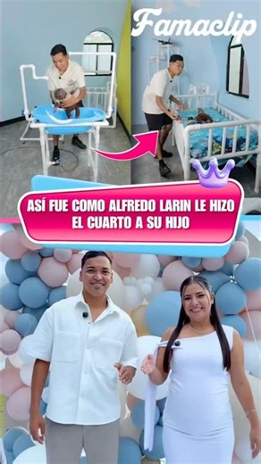 Alfredo Larin's most tender side: Getting everything ready for the arrival of his baby!