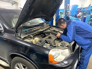 Диагностика утечки антифриза и вскрытие головки блока цилиндров 2,5Т Вольво хс90.