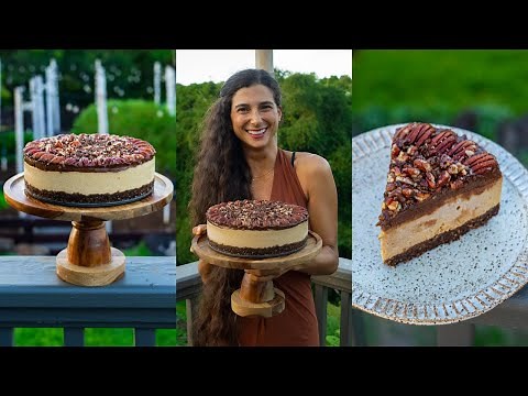 Chocolate Pecan Pumpkin Pie ✨🥧✨ Best Raw Vegan Dessert Recipe 💫