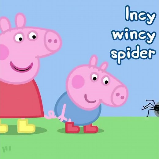 Peppa Pig Incy Wincy Spider Song #Shorts #Peppa#PeppaPig