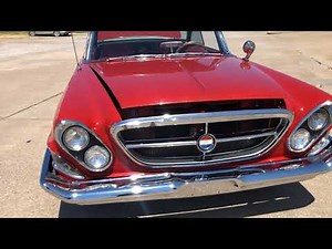 BringaTrailer 1962 Chrysler 300 H Start up, driving, walk around video.
